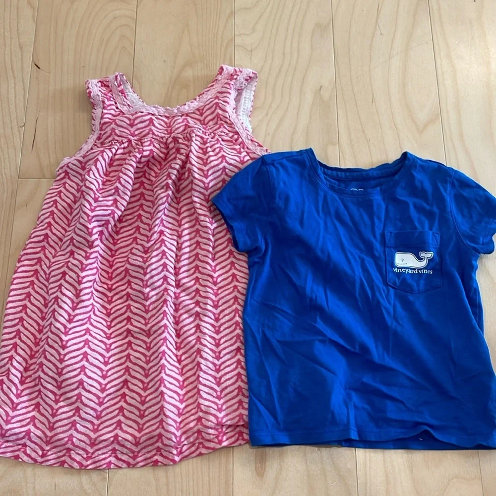 Vineyard Vines Dress & T-Shirt Bundle Size 2T